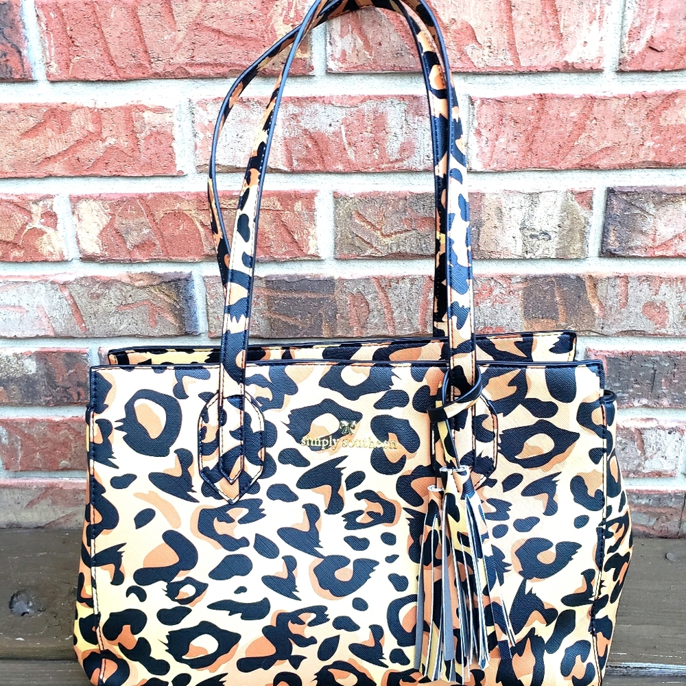 Simply Southern Leopard Purse
